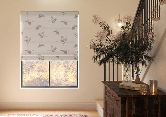 Cranes, Pearl - Roman Blind - Image 3